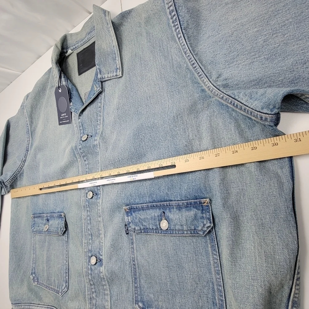 Levi’s Japanese Denim Utility Trucker Jacket Mens XXL Made In Japan A71500003 - Picture 8 of 13